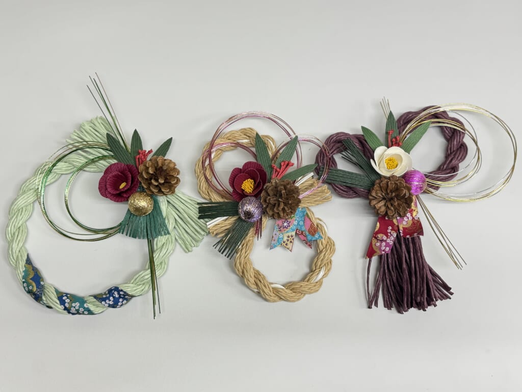 環境講座「クラフト紐で作るお正月飾り」